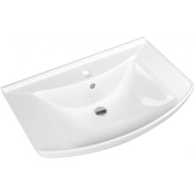 Тумба с раковиной белый глянец 76 см Bellezza Тиффани 4630512110018 + 4620008197470