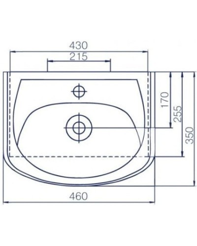 Тумба с раковиной бежевый глянец/белый глянец 46 см Bellezza Уют 4635023000070 + 4620008192741