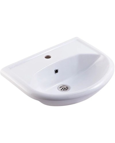 Тумба с раковиной белый глянец 55,6 см Bellezza Уют 4635008070012 + 4620008192765