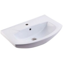 Тумба с раковиной белый глянец 66 см Bellezza Элеганс 4638610240019 + 4620008192475