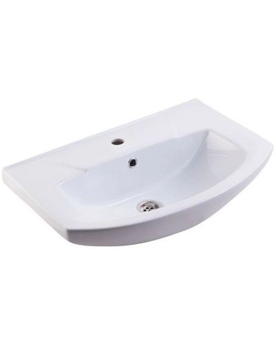 Тумба с раковиной белый глянец 66 см Bellezza Элеганс 4638610240019 + 4620008192475