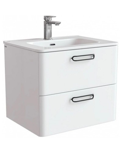 Тумба с раковиной белый глянец 60 см IDDIS Brick BRI60W0i95K