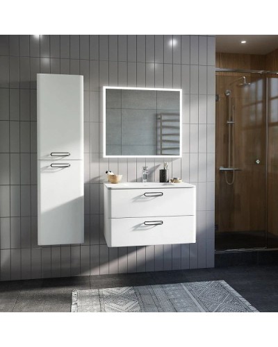 Тумба с раковиной белый глянец 60 см IDDIS Brick BRI60W0i95K