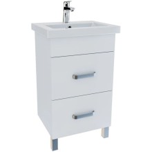 Тумба с раковиной белый глянец 50 см IDDIS Custo New NCU50W0i95K