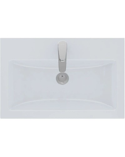 Тумба с раковиной белый глянец 70 см IDDIS Custo New NCU70W0i95K