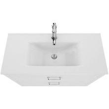 Тумба с раковиной белый матовый 100,3 см IDDIS Oxford OXF10W1i95K