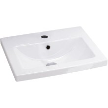 Тумба с раковиной белый глянец/дерево 50 см IDDIS Mirro MIR50W0i95K