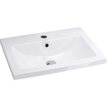 Тумба с раковиной белый глянец/дерево 60 см IDDIS Mirro MIR60W0i95K