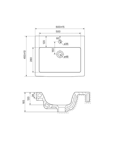 Тумба с раковиной белый глянец/дерево 60 см IDDIS Mirro MIR60W0i95K