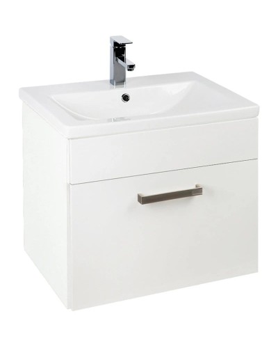 Тумба с раковиной белый глянец 60 см IDDIS Mirro New NMIR60Wi95K