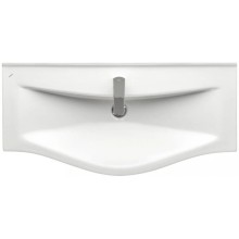 Тумба с раковиной белый глянец/дуб эндгрейн 100 см Акватон Нортон 1A2490K0NT010