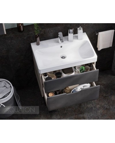 Тумба с раковиной грей/дуб ойстер 70,5 см Акватон Оливия 1A2543K0OLUG0