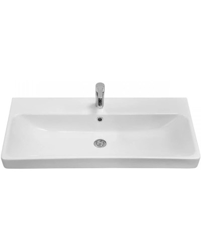 Тумба с раковиной грей/дуб ойстер 90 см Акватон Оливия 1A2544K0OLUG0