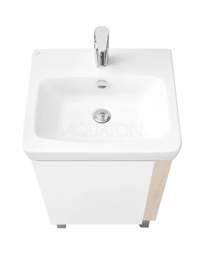Тумба с раковиной дуб верона/белый глянец 50 см Акватон Кантри 1A2578K0AHB20