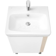 Тумба с раковиной дуб верона/белый глянец 55 см Акватон Кантри 1A2576K0AHB20