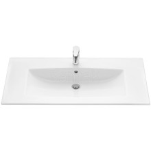 Тумба с раковиной графит софт/дуб веллингтон 100,5 см Акватон Сохо 1A2582K1AJA00