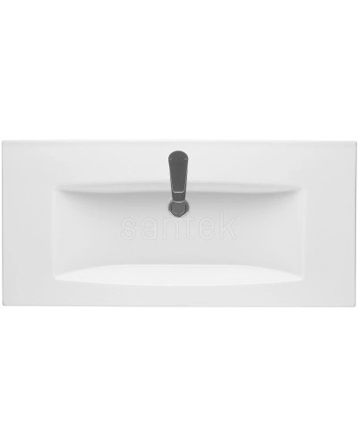 Тумба с раковиной графит софт/дуб веллингтон 100,5 см Акватон Сохо 1A2582K1AJA00