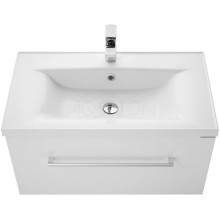 Тумба с раковиной белый глянец 80,2 см Акватон Мадрид 1A1268K6MA010