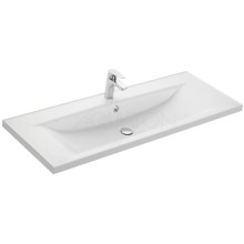 Тумба с раковиной белый глянец 120,2 см Акватон Мадрид 1A1703K2MA010