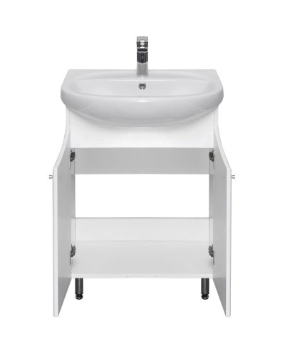 Тумба с раковиной белый глянец 66,5 см Акватон Минима 1A1042K1MN010