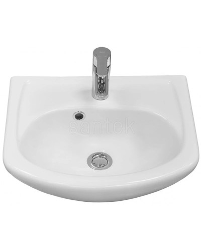 Тумба с раковиной белый глянец 45 см Акватон Мира 1A1044K1MR010