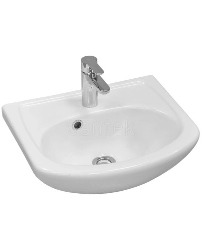 Тумба с раковиной белый глянец 45 см Акватон Мира 1A1044K1MR010