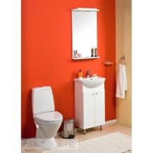 Тумба с раковиной белый глянец 45 см Акватон Мира 1A1044K1MR010