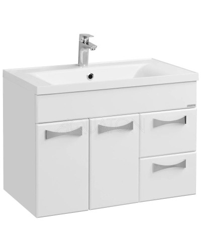 Тумба с раковиной белый глянец 80,2 см Акватон Диор 1A1678K2DR010