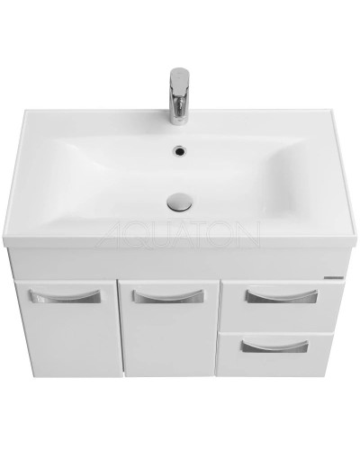 Тумба с раковиной белый глянец 80,2 см Акватон Диор 1A1678K2DR010
