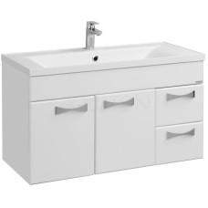 Тумба с раковиной белый глянец 100,2 см Акватон Диор 1A1677K2DR010