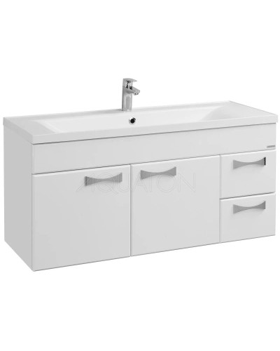 Тумба с раковиной белый глянец 120,2 см Акватон Диор 1A1106K2DR010