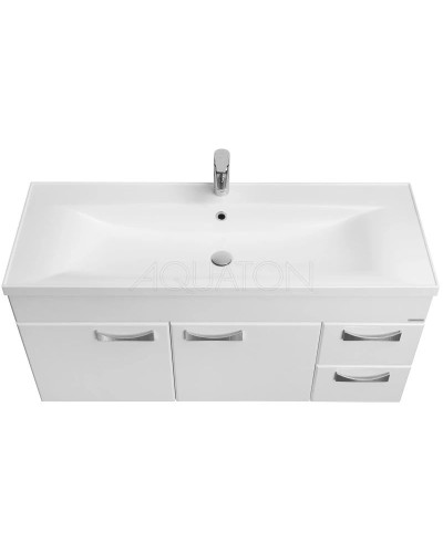 Тумба с раковиной белый глянец 120,2 см Акватон Диор 1A1106K2DR010