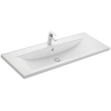 Тумба с раковиной белый глянец 120,2 см Акватон Диор 1A1106K2DR010