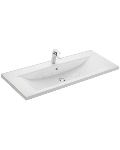 Тумба с раковиной белый глянец 120,2 см Акватон Диор 1A1106K2DR010