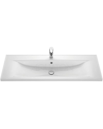 Тумба с раковиной белый глянец 120,2 см Акватон Диор 1A1106K2DR010