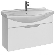 Тумба под раковину Dreja Laguna 75 99.0102 подвесная Белый глянец