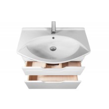 Тумба под раковину Dreja Laguna Plus 105 99.0108 Белый глянец