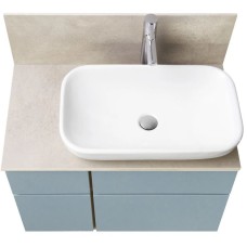 Тумба с раковиной дуб рустикальный/фьорд 80 см Акватон Мишель 1A2568K0MIX30