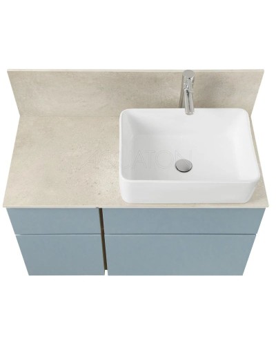 Тумба с раковиной дуб рустикальный/фьорд 80 см Акватон Мишель 1A2568K1MIX30