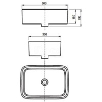 Тумба с раковиной дуб кантри/антрацит 105 см Акватон Терра 1A2469K1TEKA0