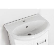 Тумба под раковину Style Line Ирис 55 Белый глянец