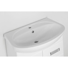 Тумба под раковину Style Line Ирис 65 Белый глянец