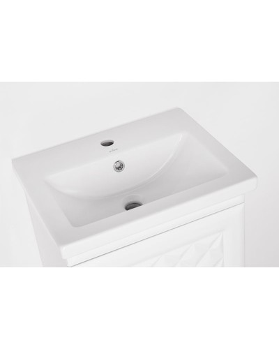 Тумба под раковину Style Line Канна 50 Люкс Белый глянец