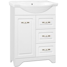 Тумба под раковину Style Line Олеандр 2 Люкс 65 ЛС-00000047 Белая