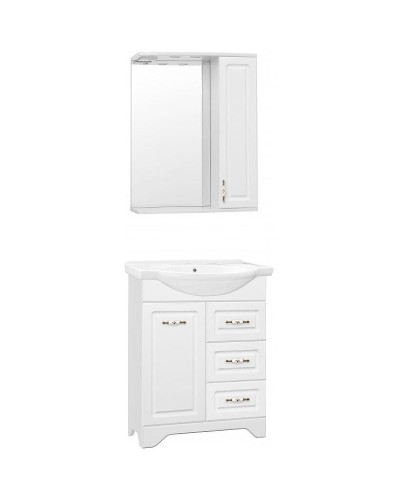 Тумба под раковину Style Line Олеандр 2 Люкс 65 ЛС-00000047 Белая