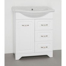 Тумба под раковину Style Line Олеандр 2 Люкс 65 ЛС-00000047 Белая