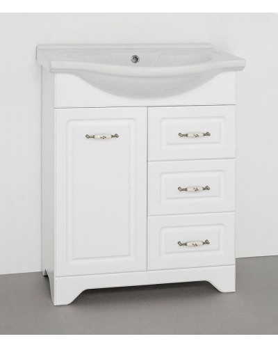 Тумба под раковину Style Line Олеандр 2 Люкс 65 ЛС-00000047 Белая