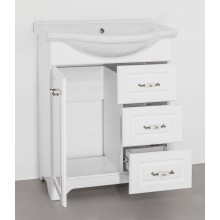 Тумба под раковину Style Line Олеандр 2 Люкс 65 ЛС-00000047 Белая