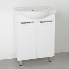 Тумба под раковину Style Line Жасмин 60 Белый глянец