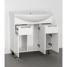 Тумба под раковину Style Line Жасмин 80 Белый глянец